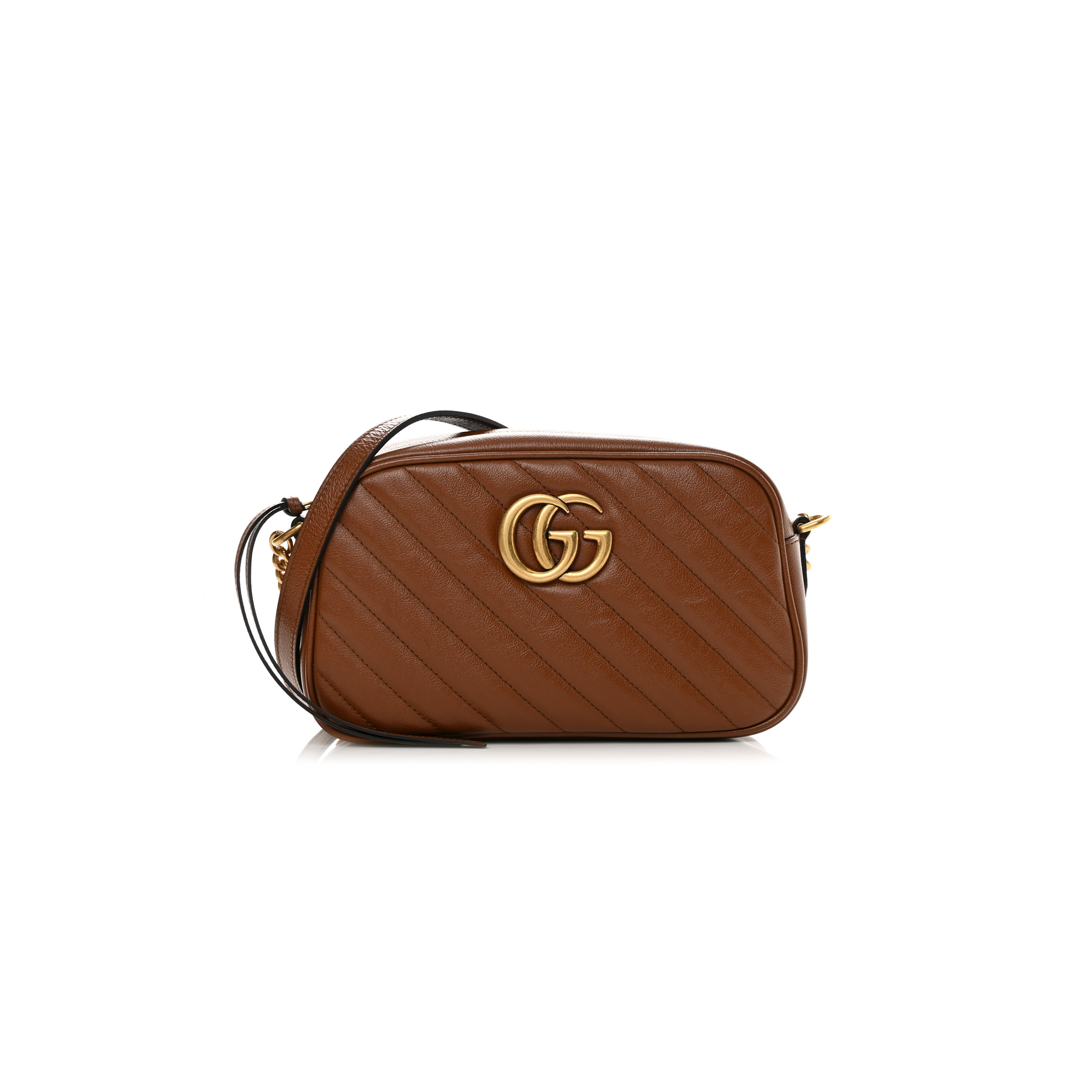 GUCCI MARMONT SMALL MATELASSÉ SHOULDER BAG 447632 (24*13*7cm）